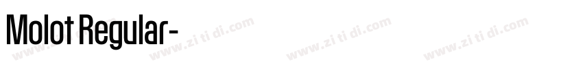 Molot Regular字体转换